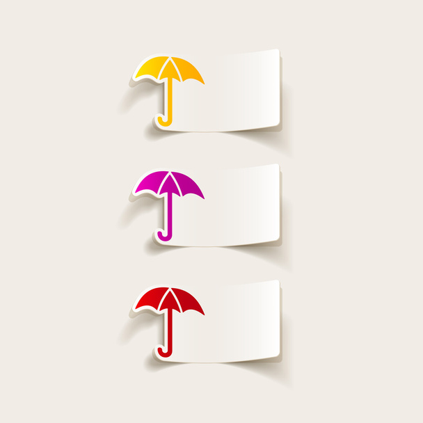 ikona parasol - Wektor, obraz