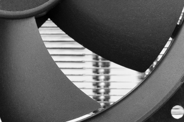 ventilator bladen van de processor van de computer koeler - Foto, afbeelding