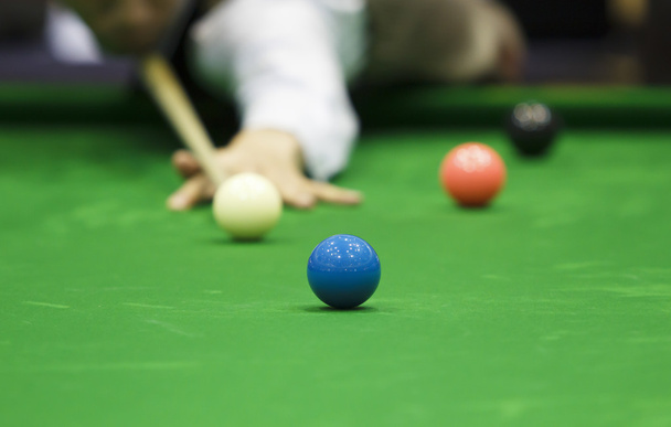 Top ve Snooker oyuncusu - Fotoğraf, Görsel
