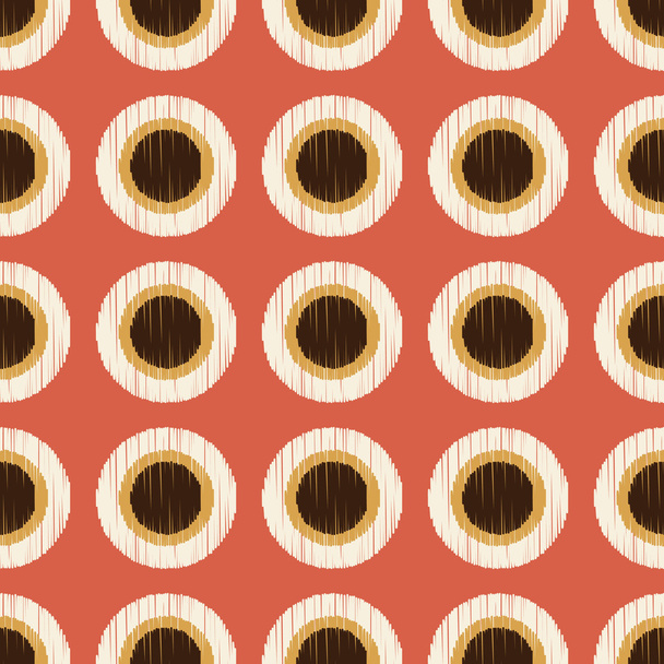 Seamless circle polka dots - Vector, afbeelding