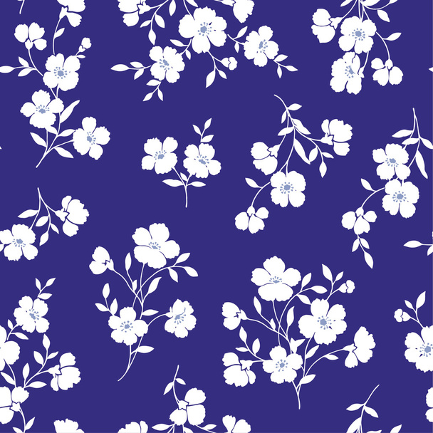 Flower pattern - Vektor, Bild