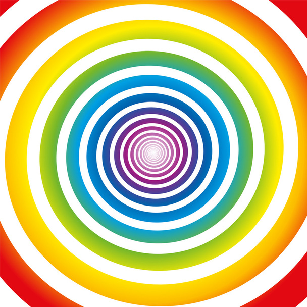 Rainbow Spiral blanc
 - Vecteur, image