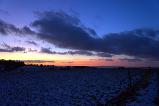 Pôr do sol no inverno - Foto, Imagem