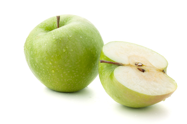 спелые зелёные яблоки
 - Фото, изображение