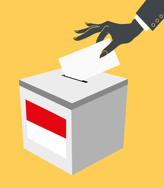 Wybory w Indonezji - Wektor, obraz