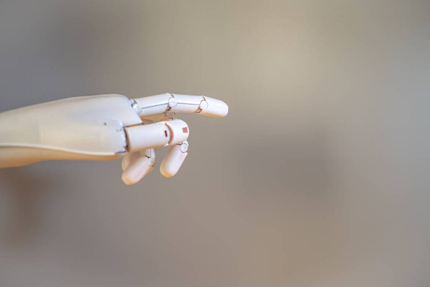 A Close up of robot hand - Foto, imagen