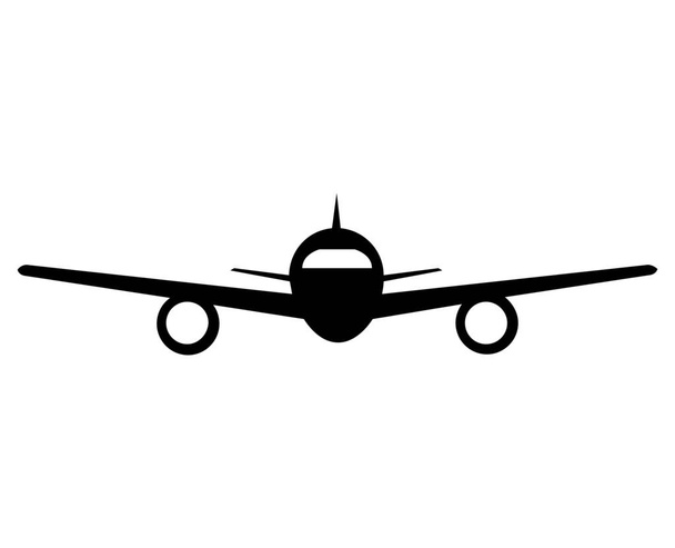 Military Jet vector illustration airplane vehicle transport passenger Aeroplane Transport graphics airline travel war army. - Vektor, obrázek