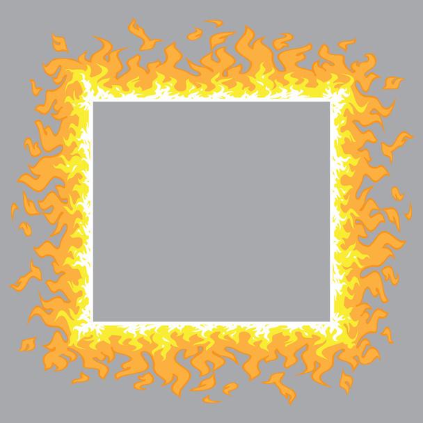 płomienie ognia - Wektor, obraz