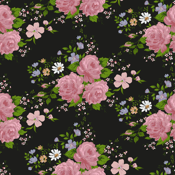 Romantic flowers. High fashion roses - Vector, imagen