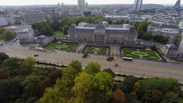 Βρυξέλλες βασιλικό παλάτι - Πλάνα, βίντεο