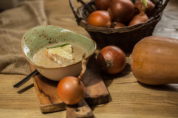 french onion gratin soup - 写真・画像