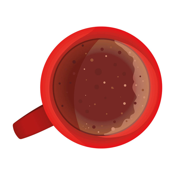 cup of chocolate isolated icon - Vector, Image