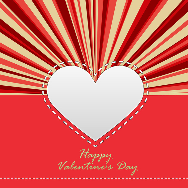 Valentines day card with heart - Photo, Image