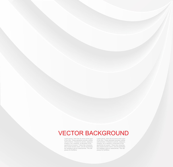 Golven en lijnen Papier Achtergrond  - Vector, afbeelding