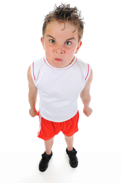 Angry little boy - Valokuva, kuva