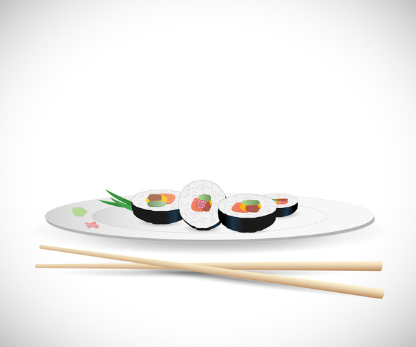 Sushi Illustration - Vector, Image