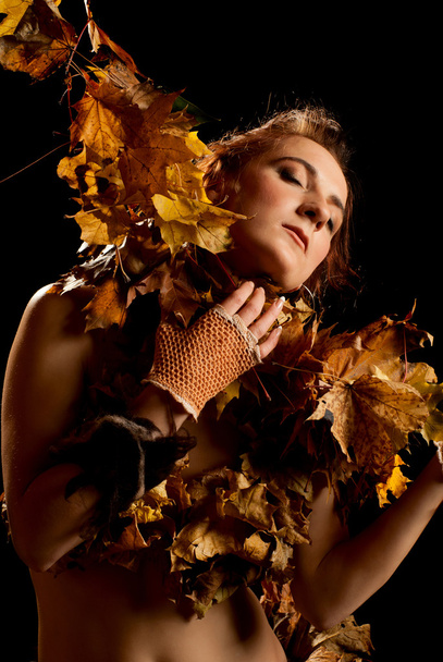 Lady autumn. - Foto, Imagem