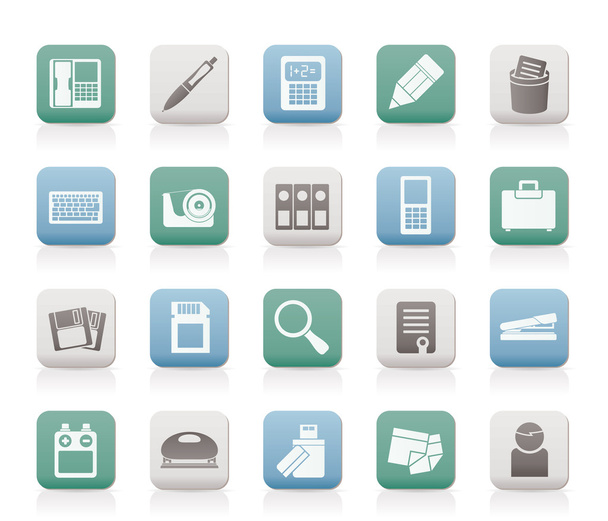 Office tools Icons - Vektor, kép
