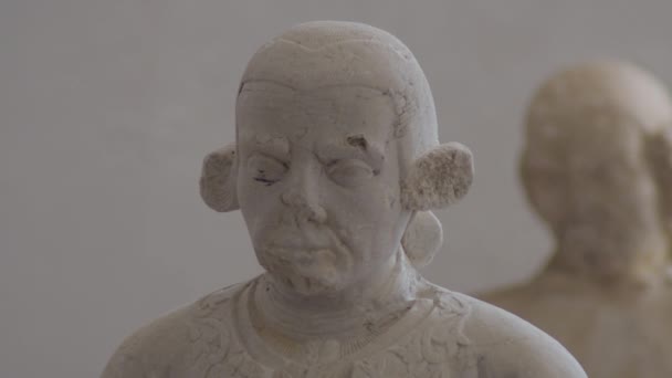 Sochy rodiny Galvezů ve známém panteonu v Macharaviaya, Španělsko - Záběry, video