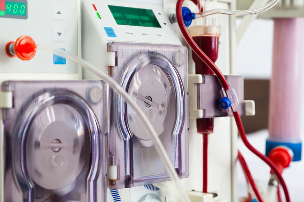 Dialysis device with rotating pumps - Photo, Image