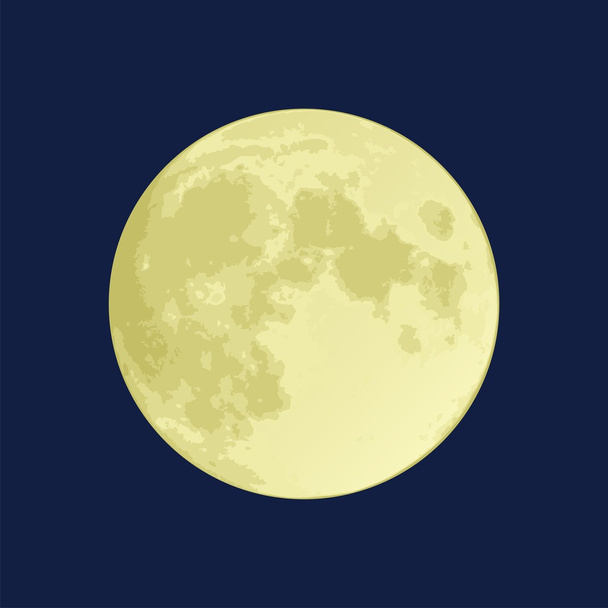 Full Moon - Vector, Image