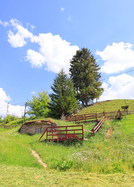 Landscape in Carpathian Mountains, Ukraine - Fotó, kép