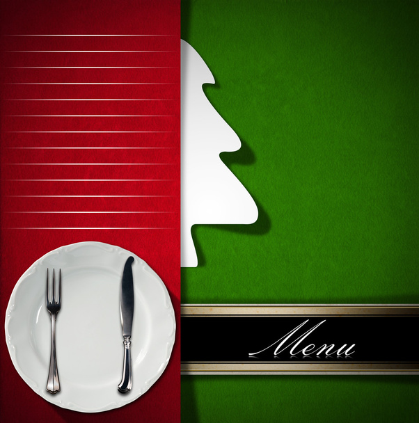 Christmas Restaurant Menu - Foto, Imagen