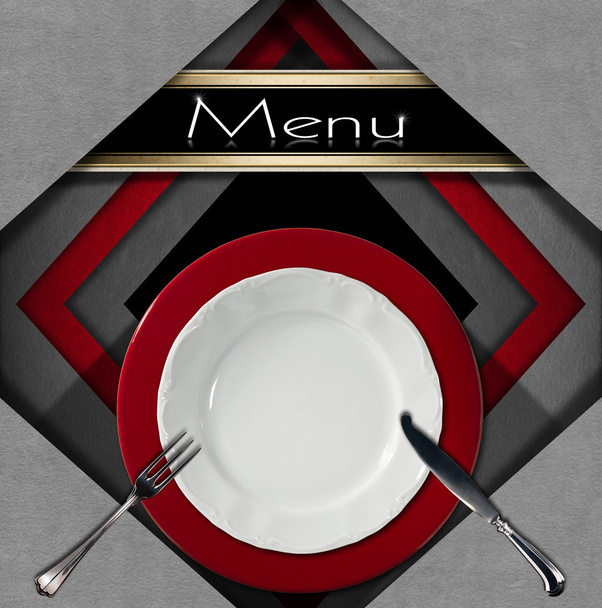 Diseño de menú de restaurante
 - Foto, imagen