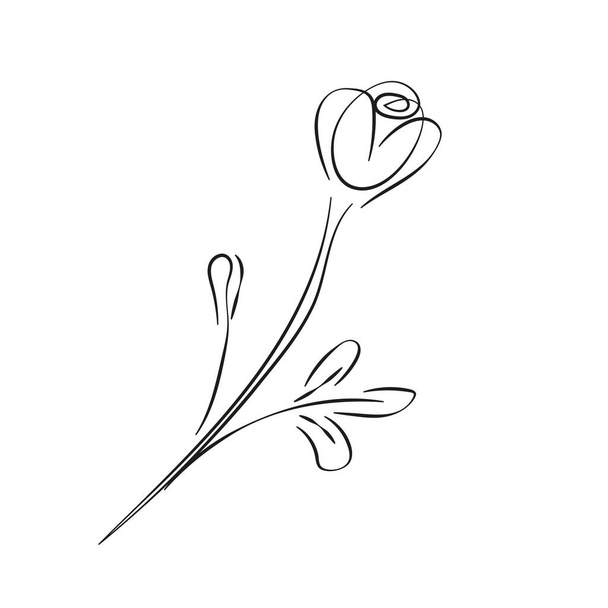 квітка значок Векторна ілюстрація
 - Вектор, зображення