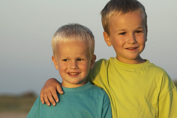 Two Brothers During Sunset - Photo, Image