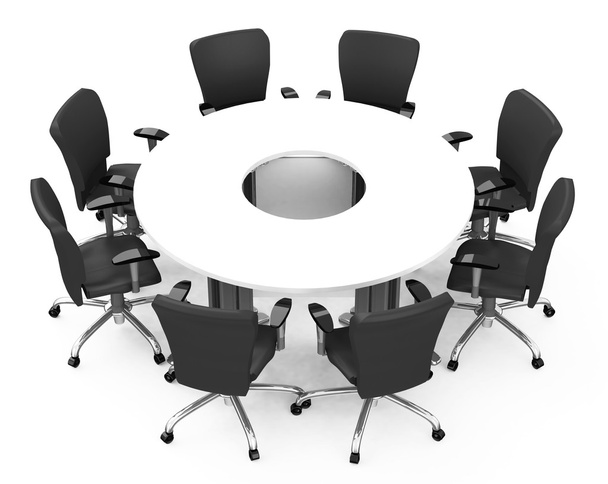 la mesa blanca
 - Foto, Imagen