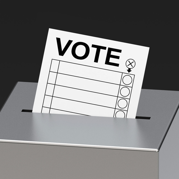 the voting box - Photo, Image