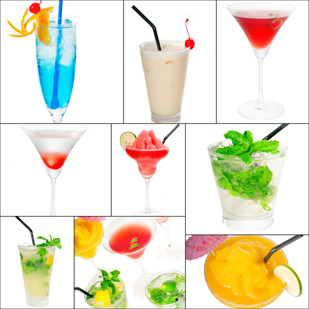 cocktails collage - Photo, Image
