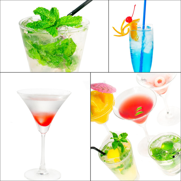 Cocktails Collage - Foto, afbeelding