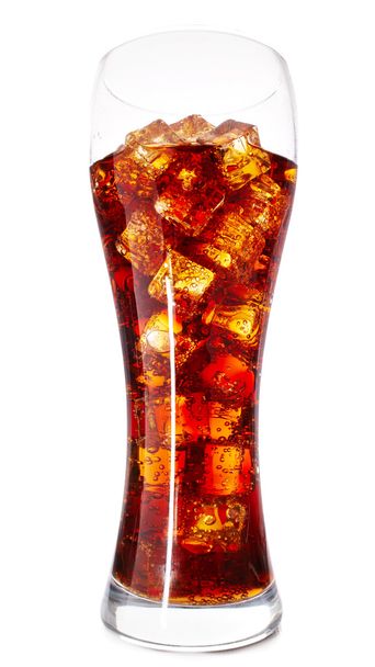 Cola with ice cubes - Photo, Image