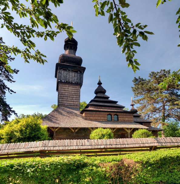 régi fából készült templom, Ungvár, Ukrajna - Fotó, kép