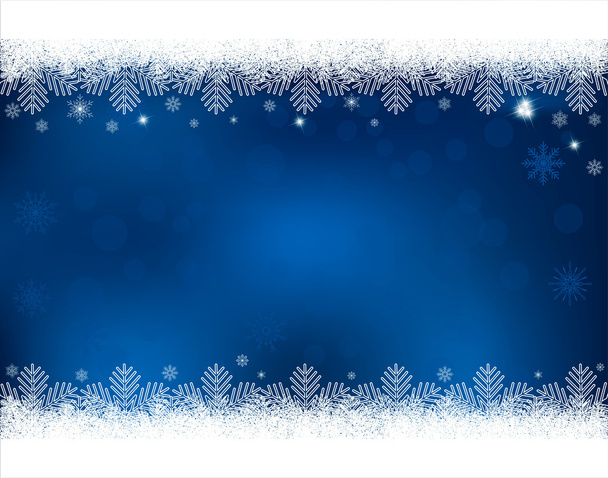 vánoční pozadí se sněhové vločky - Vektor, obrázek