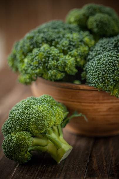 Fresh broccoli closeup - Photo, Image
