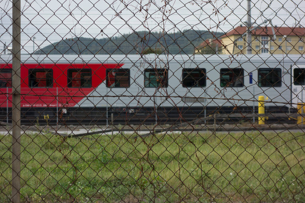 local railroad or regional railroad, public transportation and travel by train - Foto, Bild