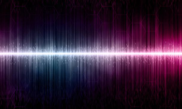 Siyah arkaplanda dijital ses dalgası. Yüksek kalite fotoğraf - Fotoğraf, Görsel
