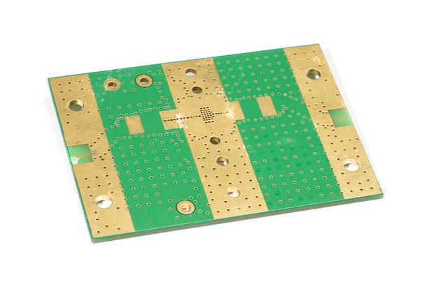 Bottom layer of PCB printed circuit board - Photo, Image