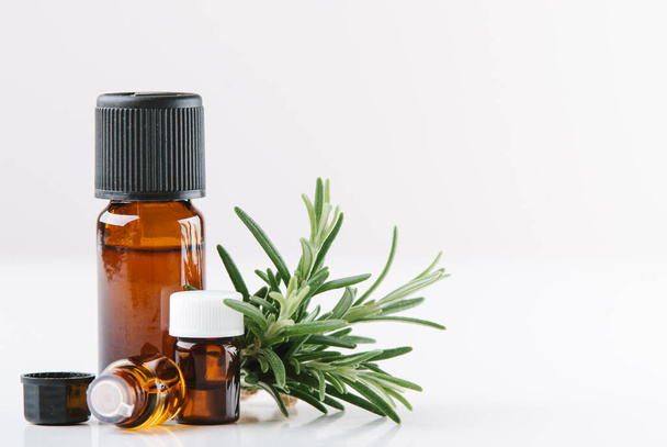 rosemary essential oil with space for text. High quality photo. - Photo, Image