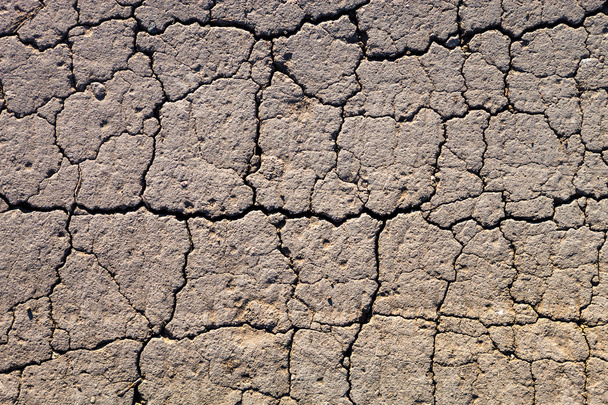gebarsten droge grond - Foto, afbeelding