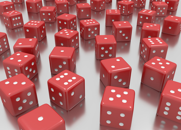Reds dice - Photo, Image