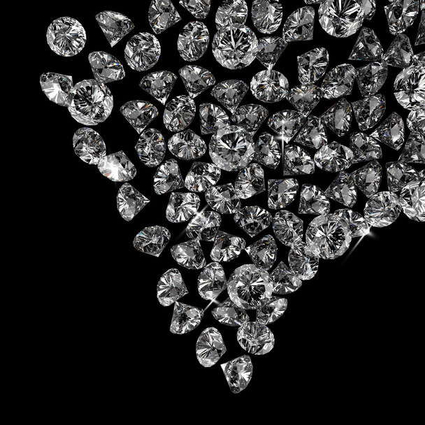 Σύνθεση διαμάντια - Φωτογραφία, εικόνα