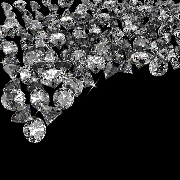 Diamanten samenstelling - Foto, afbeelding