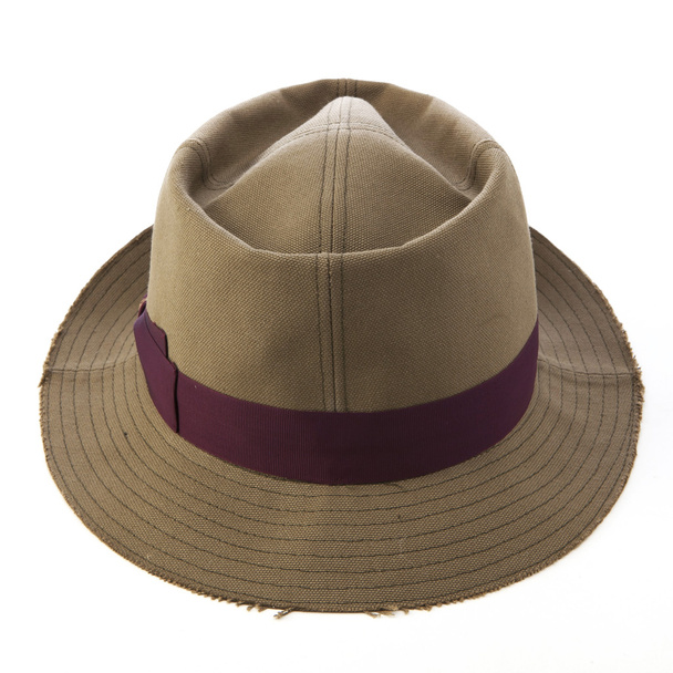 Stof hoed, geïsoleerd  - Foto, afbeelding