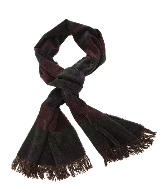 Donkere kleurrijke sjaal - Foto, afbeelding