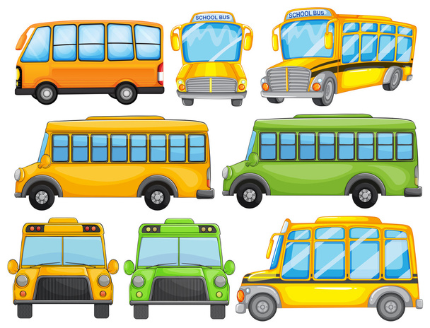 Autocarro escolar
 - Vetor, Imagem