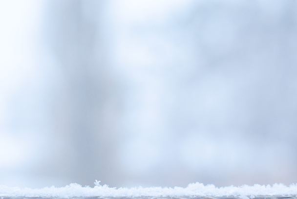 Χειμερινό φόντο με νιφάδες χιονιού - Φωτογραφία, εικόνα